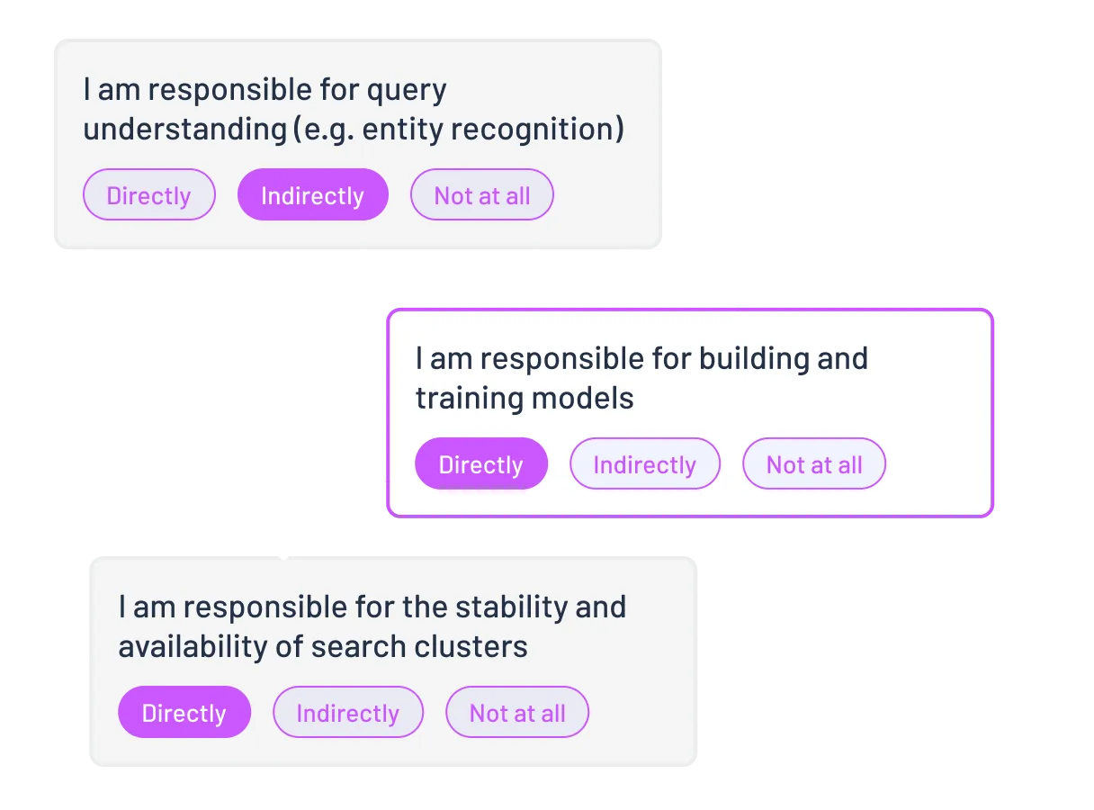 List of example recruitment questions